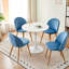 Mccaleb 43cm H Velvet Upholstered Metal Side Chair-674310969