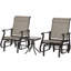 Ensemble de chaises, ensemble de chaises coulissantes pour l'extérieur, compact et durable pour le patio-1380741943