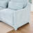 141.7" Chenille Upholstered Pillow-Top Arm Sofa Couch-2009285255-2009285250