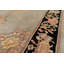 Tapis traditionnel gris en laine noué à la main 4 x 6 po Aubusson Savonnerie