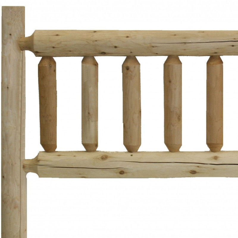  Tête de lit double Madison, Tanné