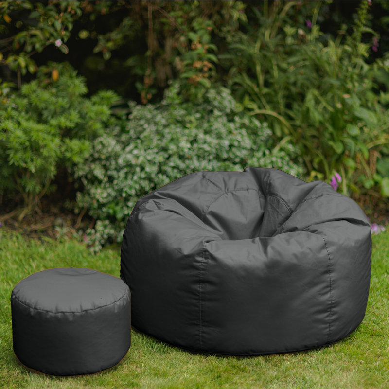 Bean Bag Lounger, Charcoal Grey