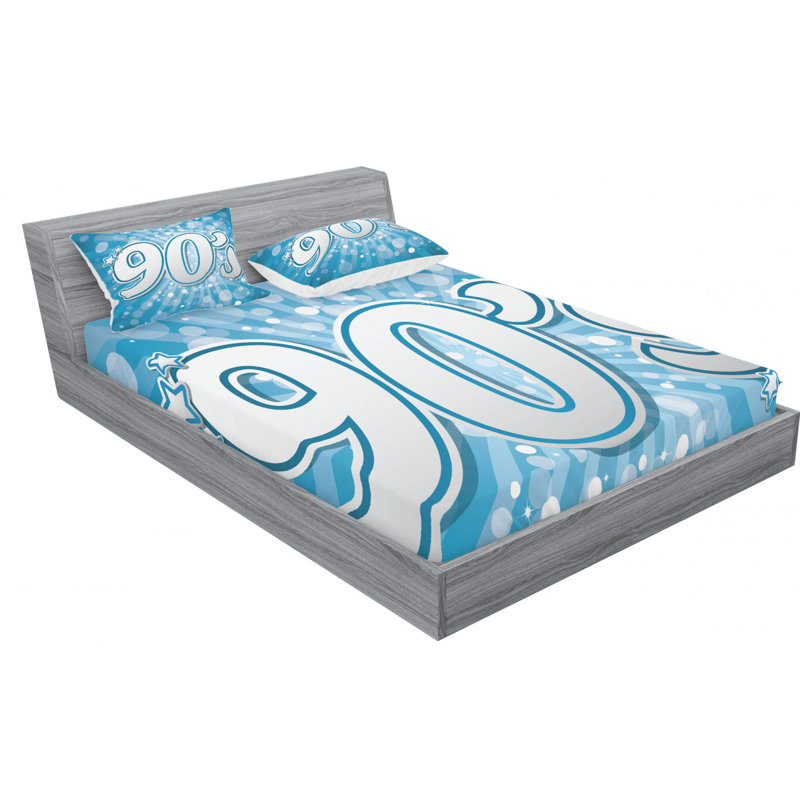 Microfiber Sheet Set, Queen Sheet Set with Fitted Sheet