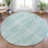 Machine Washable Indoor/Outdoor Xhevrie Turquoise Rug-112171252