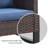 5 - Piece Outdoor Sectional Seating Group With Fire Pit With Cushions-107384204-107384211