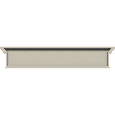 Endurathane Craftsman Crosshead with Bottom Trim, 96" Bottom Width x 100" Top Width x 7 1/4"H x 1"P, Factory Primed