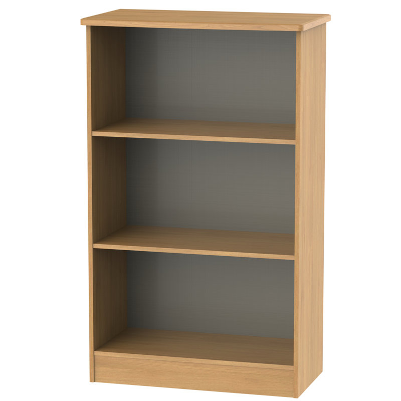 Fully Assembled Lyndale Bookcase, Modern Oak