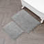 Laura Ashley Heathered Crochet Border Bath Rug-1457098119-1447749536