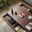 Table basse moderne simple en bois massif-108344940
