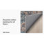  Tapis bleu sarcelle à tissage plat Asha Liana-72950129