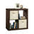 4-Cube Organizer, Brown finish