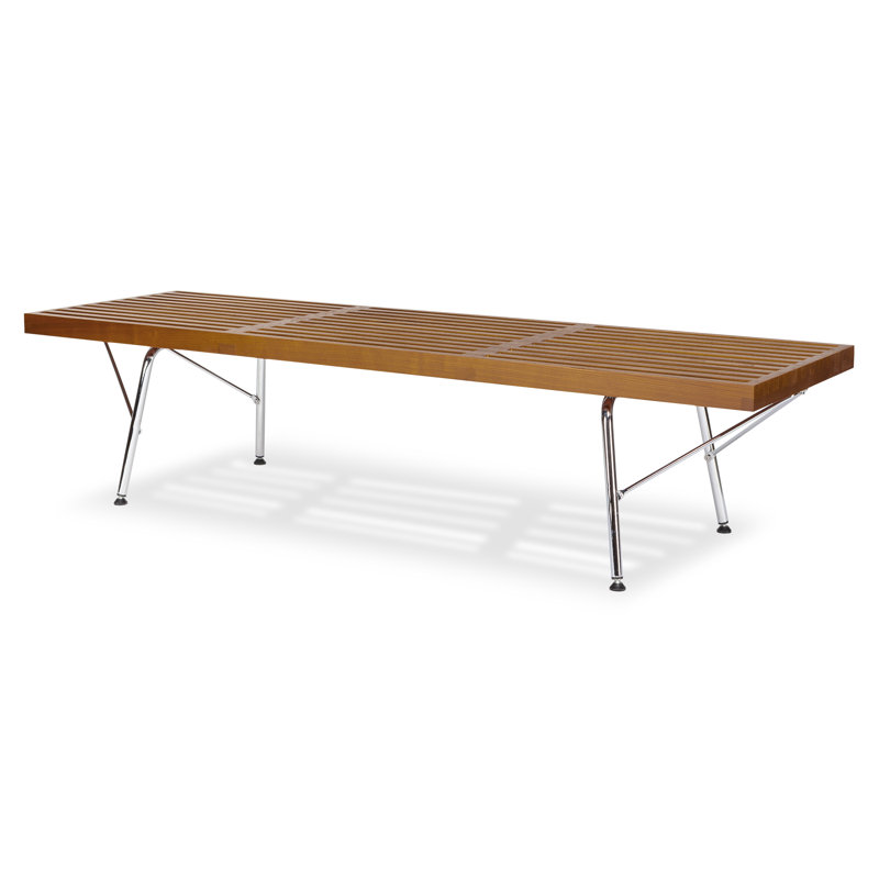 Banc en bois Bullington, Noyer