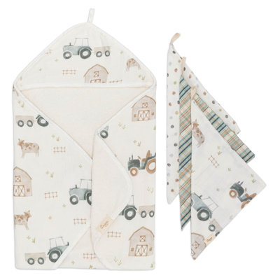 Tractor Bath Time Set