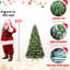 Arbre de Noël artificiel 9 pi, 650 lumières UL, extrémités pleines de 1930, fonction de dépliage automatique, fonction de support en métal blanc chaud des Fêtes,-1693804383