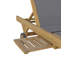 200cm Long Reclining Teak Single Chaise
