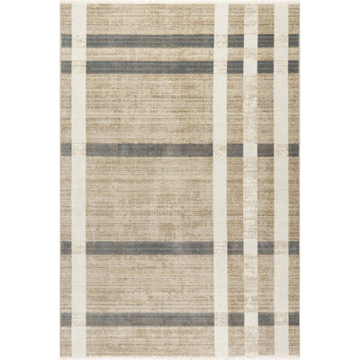 Adie Rustic Plaid Area Rug