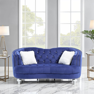 Mongeon Velvet Loveseat