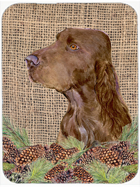Caroline's Treasures Field Spaniel Glass Cutting Board