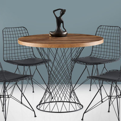 Ferro Beech Round Dining Table