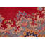 Tapis rectangulaire à motif oriental en laine noué à la main 9 pi 8 po x 13 pi 1 po rouge / noir / bleu Hartington