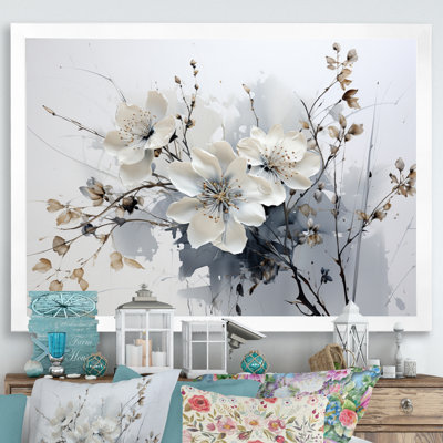 Asian Art Orchids Flowers I - Asian Art Framed Prints