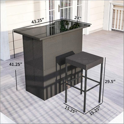 Outdoor Backyard Furniture Set