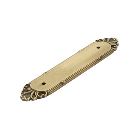 Emtek Ribbon and Reed Backplate for Cabinet Pull