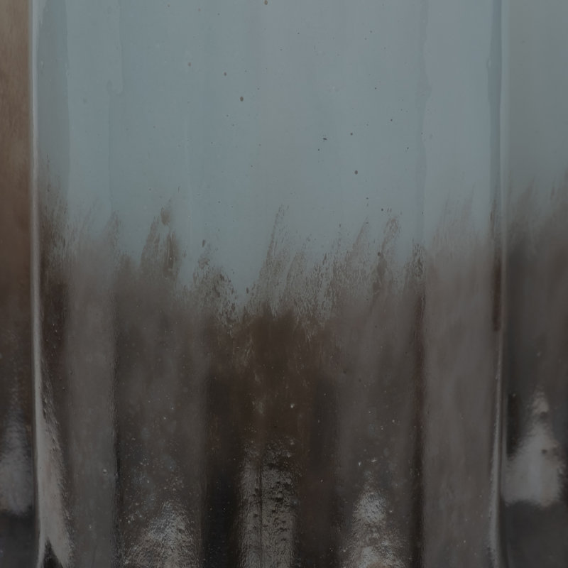 Vase en verre Artistic Ombre, H 14 po x l 6 po x P 6 po