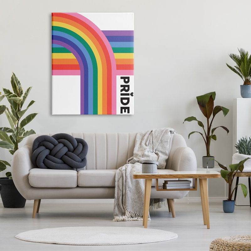 «Pride Rainbow Arch LGBTQ», impression sur toile, H 48 po x l 36 po x P 1,5 po
