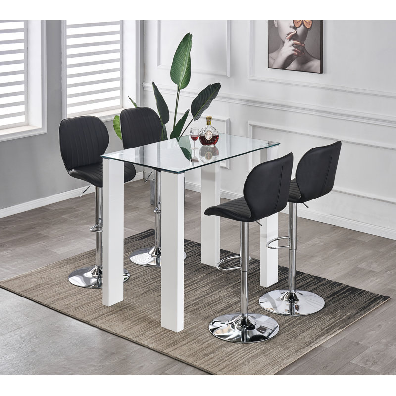 Stonesby Dining Set, Black