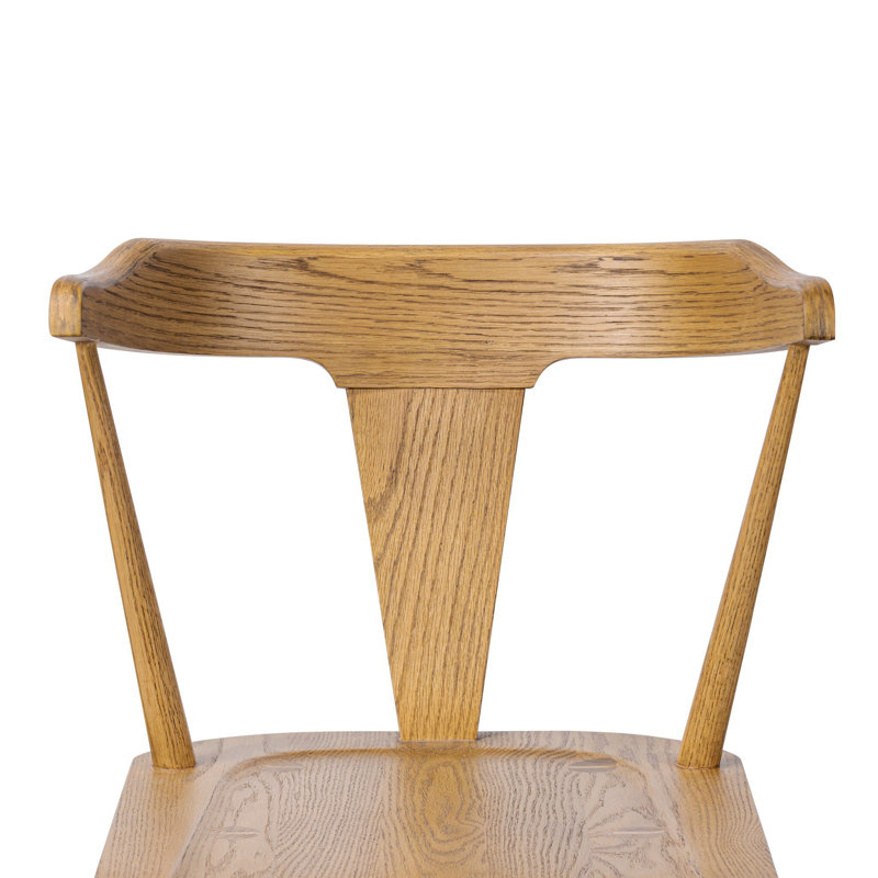 Tabouret de bar Ripley, Tabouret de comptoir (siège d'une hauteur de 24 p, Chêne sable