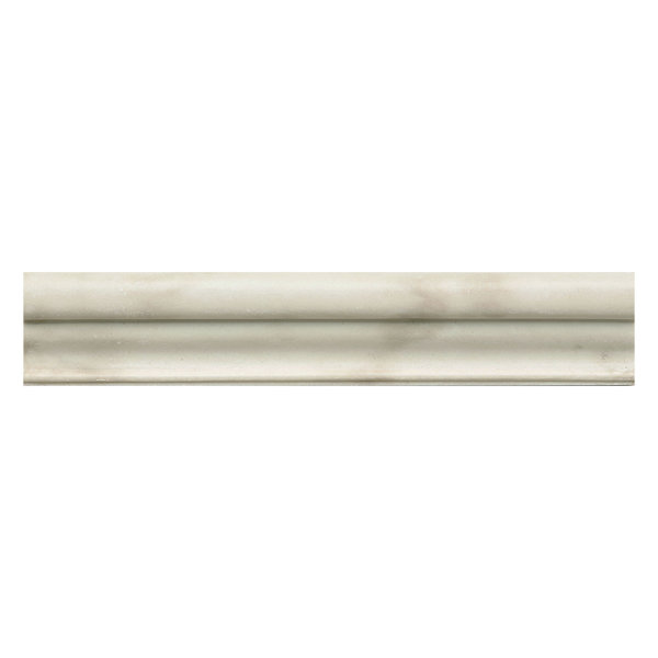 Marmi Di Napoli 12'' L x 2.25'' W Chair Rail Tile Trim