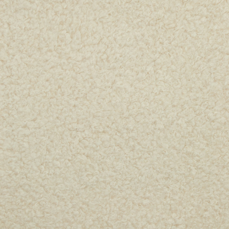 Tissu bouclé 57 po 57 po, Crème, crème