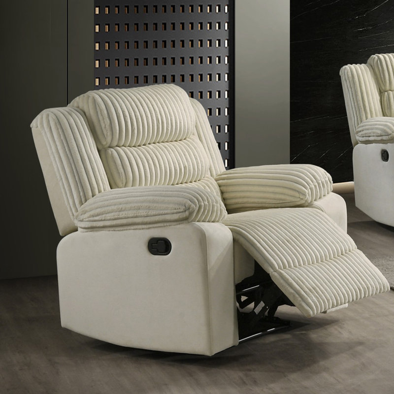 Fauteuil inclinable Romilly, crème