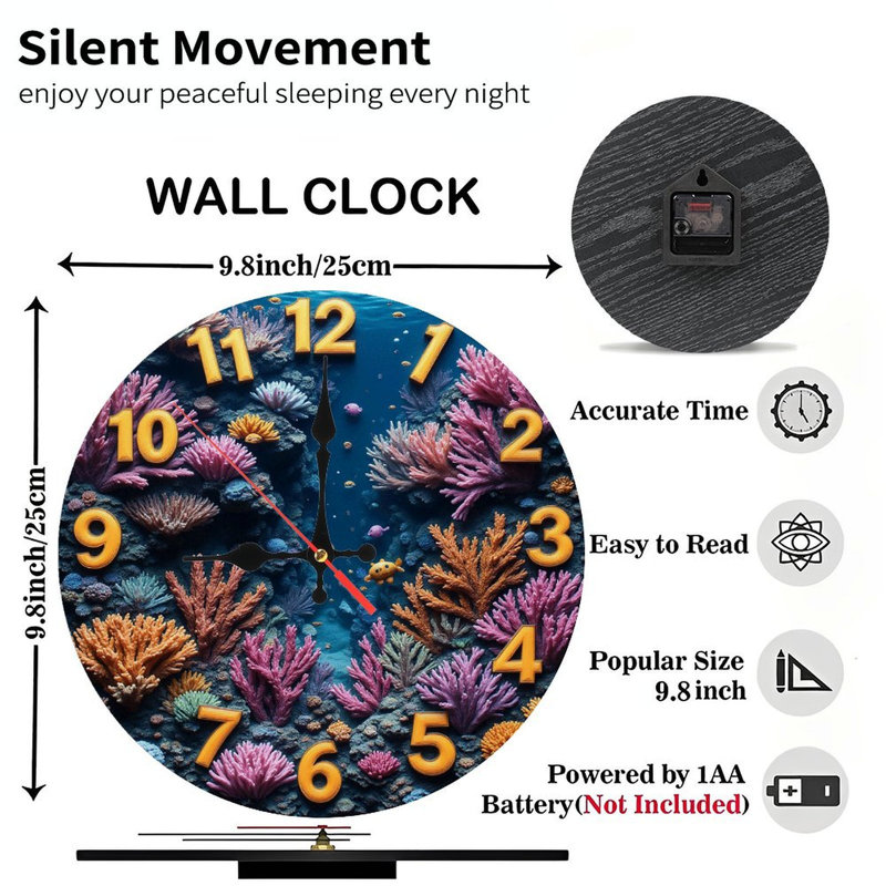 Horloge murale Ocean Reef
