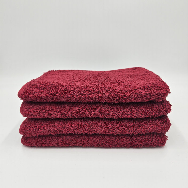 Hammam Piped Guest Towels, Red