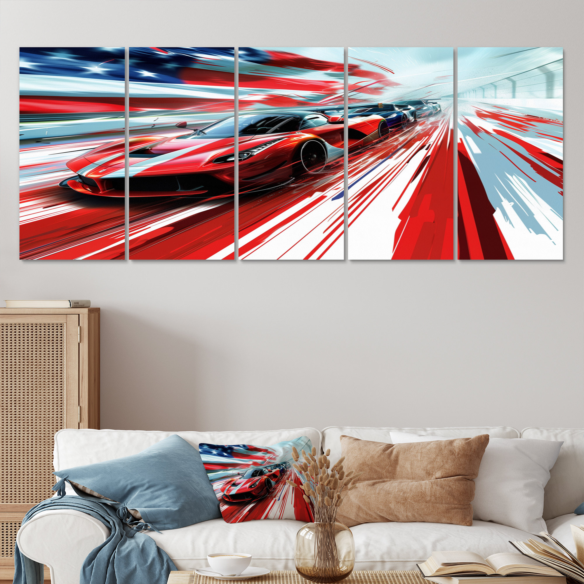 Trent Austin Design® American Sports Car At The Race Track II - Race ...