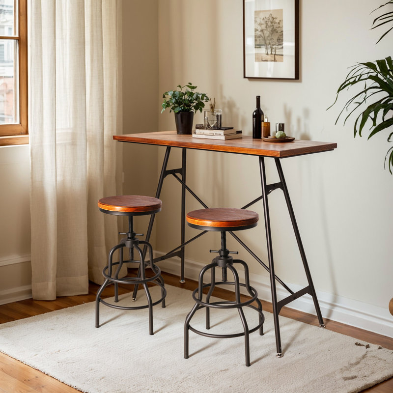 2-Persons Pub Table And Stool Set For Kitchen