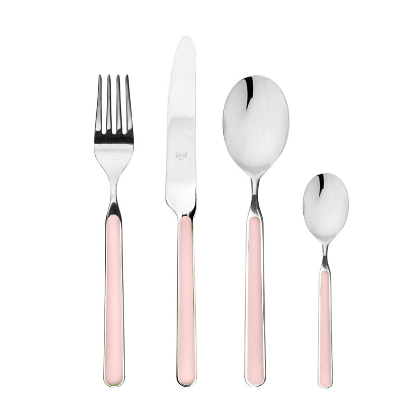 Fantasia Flatware Set - 24 Pieces - Vicuna, Pale Rose