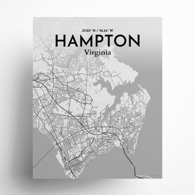 " Hampton United States Of America City Map "