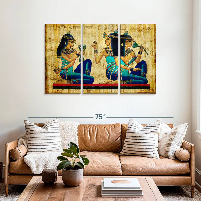 Keiri Ancient Egyptian Parchment, 36" H x 57" W