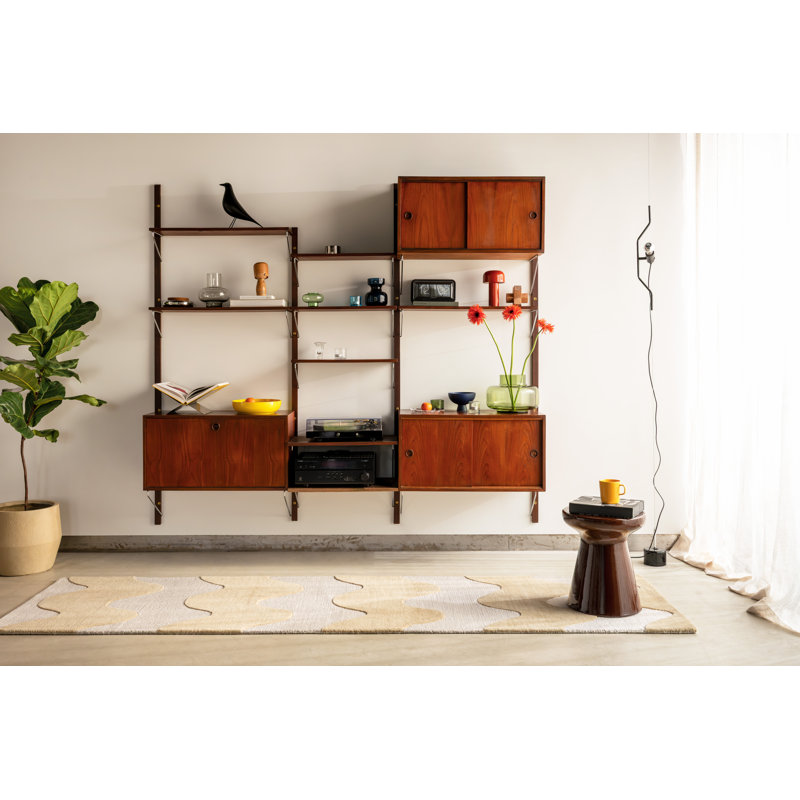 Lokki Black | 133905, Butter, Runner 2' x 8'