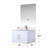 Bath Vanity With Faucet Set And LED Mirror