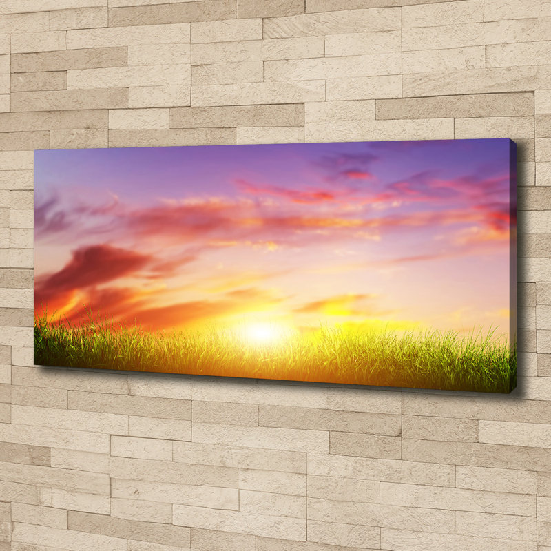 Sunset - Wrapped Canvas Print