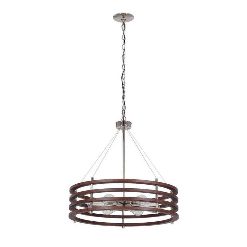 Luminaire suspendu 6 lumières Manelyk