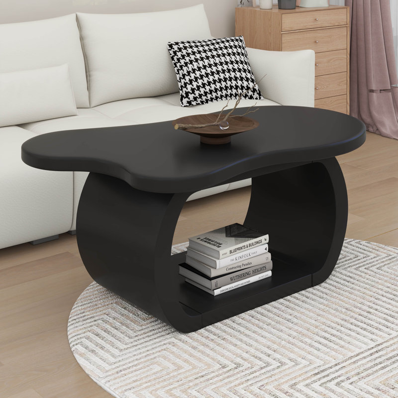 Table basse moderne Modern Cloud, Noir