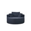 Fauteuil d'appoint douillet en peluche Cozy, sans assemblage de style moderne pour la maison