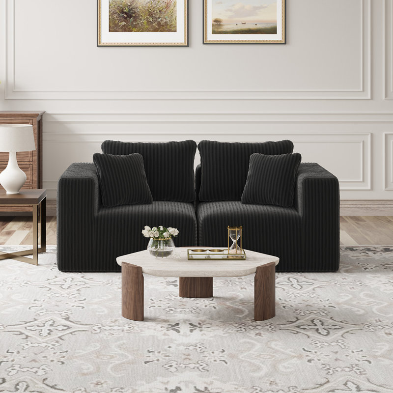 Canapé d'appoint moderne moelleux
