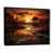 Black Floater Framed