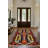 Menasa Collection Digital Print Cotton-Polyester Colorful Moroccan Rug-1221695621